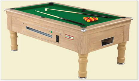 supreme prince oak pool table